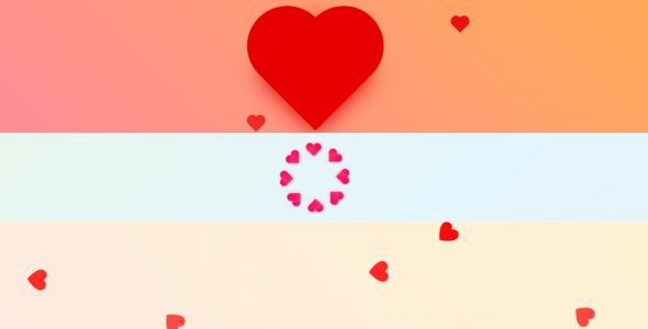 Beautiful CSS3 Website Loaders – Valentine's Day Love-Themed Loader Pack (3 Styles)