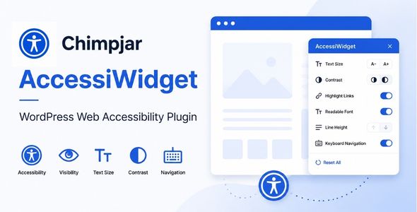 Chimpjar AccessiWidget - WordPress Web Accessibility Plugin