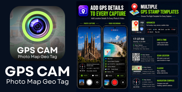 GPS Cam | Map Geo Tag Mobile App