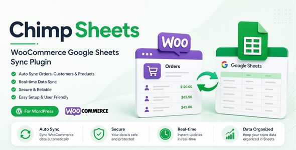 ChimpSheets - WooCommerce Google Sheets Two-Way Sync Plugin